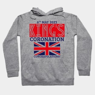 King’s Coronation, 6th May 2023 – Congratulations (Red) Hoodie